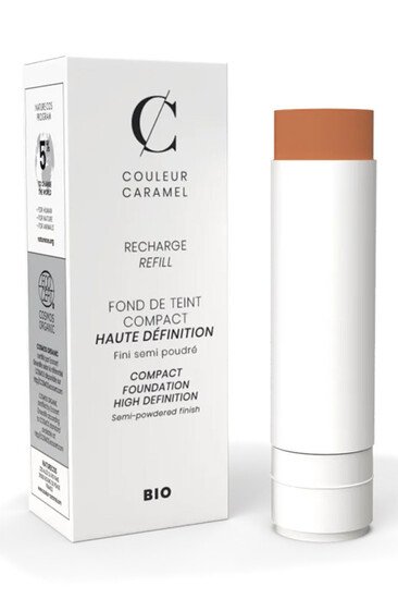 Fond de teint Compact Bio Haute Définition - Couleur Caramel