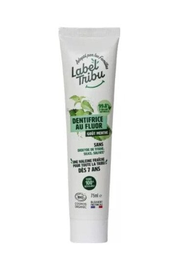 Dentifrice au Fluor - Menthe - Label Tribu