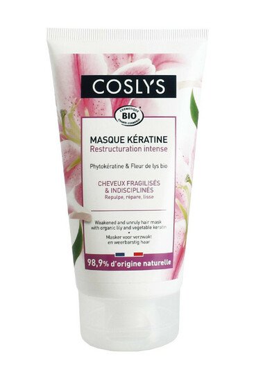 Masque Kératine Bio - Cheveux Fragilisés et Indisciplinés - Coslys