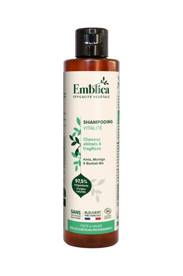 Shampoing Vitalité - Cheveux Abimés & Fragilisés - Emblica