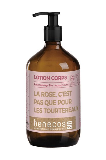 Lotion Corps Rose Sauvage Bio - Benecos