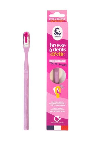 Brosse à Dents Rechargeable - Lamazuna  - Extra-Souple - Lilas