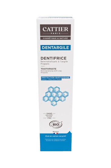 Dentifrice à l'Argile - Dentargile Propolis - Cattier