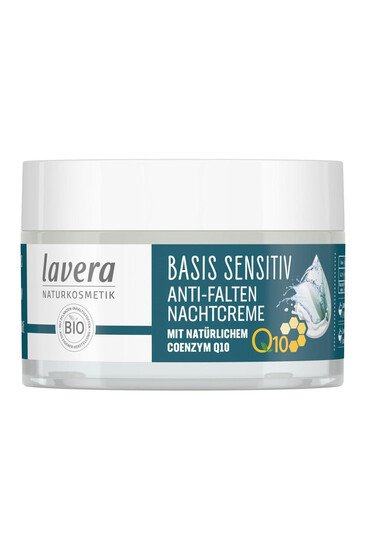 Crème de Nuit Anti-rides Q10 - Basis Sensitiv - Lavera
