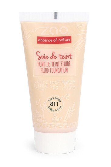 Fond de Teint Fluide Bio "Soie de teint" - Zao 815