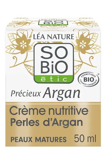 Crème Nutritive Perles d'Argan - Précieux Argan - SO BIO étic