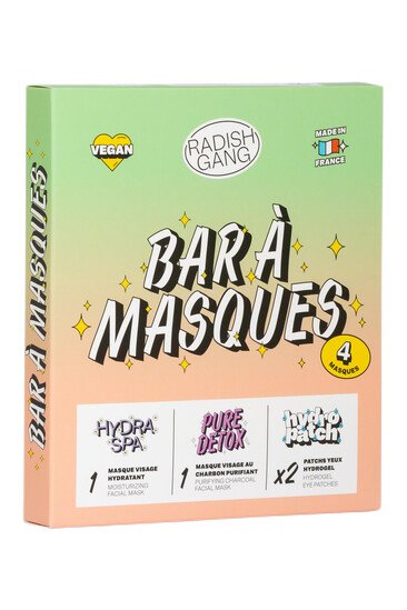 Coffret  Découverte 4 Masques - Bar à Masques - Radish Gang