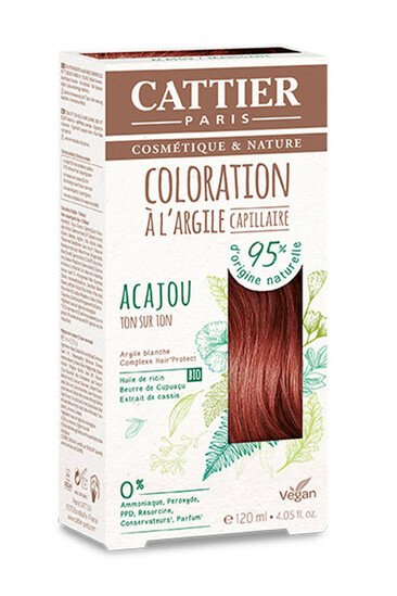 Coloration Capillaire à l'Argile - Cattier
