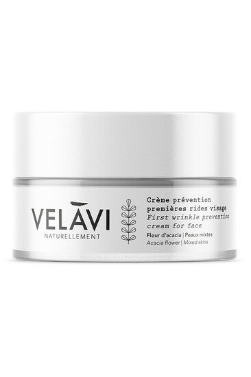 Crème Visage Bio Prévention Rides Fleur d'acacia - Velavi