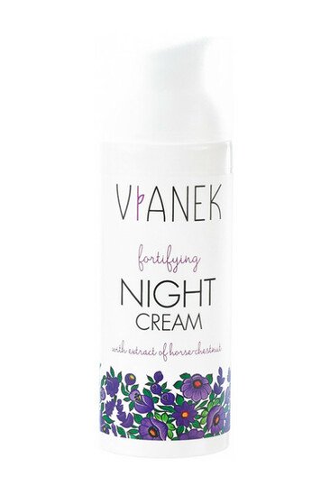 Crème renforçante de nuit pour le visage - Vianek