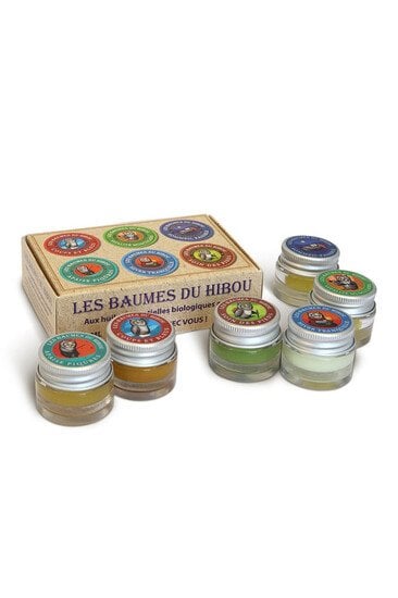 Kit de Voyage de 6 Baumes du Hibou - Le Baume du Hibou