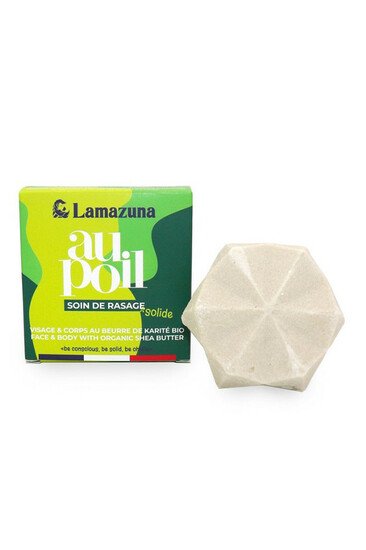 Pain de Rasage Solide - Beurre de Karité - Lamazuna