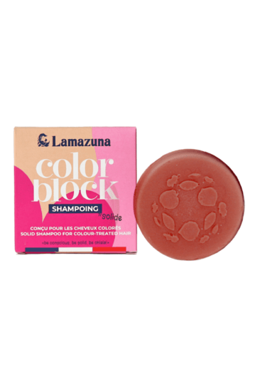 Shampoing Solide Cheveux Colorés - Huile de Cerise - Lamazuna
