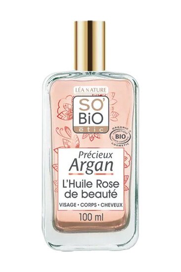 Huile Sèche de Rose 3 en 1 - Précieux Argan - So Bio Étic