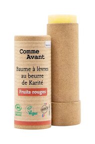 Baume à lèvres au Beurre de Karité - Fruits Rouges - Comme Avant
