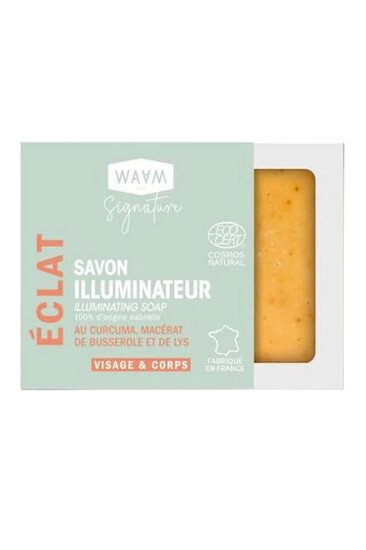 Savon Illuminateur au Curcuma - Visage & Corps - Waam
