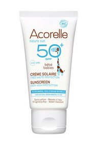 Crème Solaire Bébé Bio SPF 50+ - Acorelle