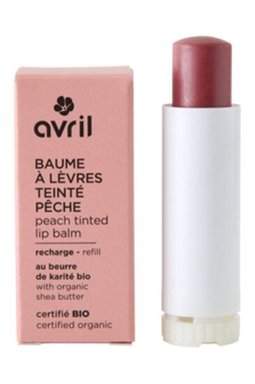 Baume à Lèvres Teinté Rechargeable - Avril - Pêche
