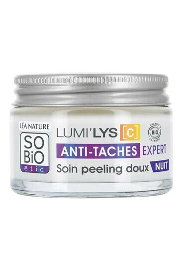 Soin Peeling Doux Nuit - Anti-tâches - Lumi'Lys C - SO BIO étic