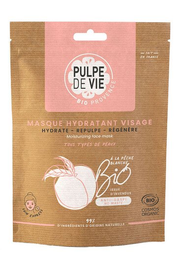Masque Tissu Visage Bio Hydratant "Sex on the peach"- Pulpe de Vie