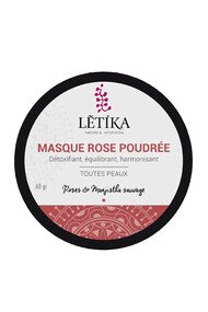 Masque Rose Poudrée Vegan - Létika