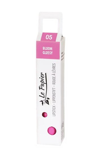 Rouge à Lèvres Zéro Déchet - Brillant - Le Papier - 08 - Rosy Brown