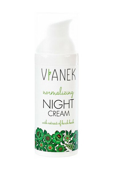 Crème de Nuit Équilibrante - Peaux Grasses Acnéiques - Vianek