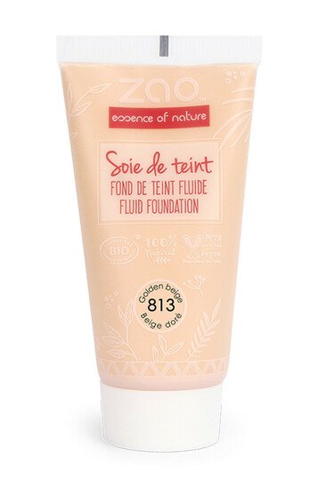 Fond de Teint Fluide Bio "Soie de teint" - Zao 816