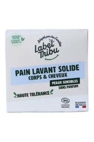 Pain Lavant Solide Sans Parfum - Corps & Cheveux - Label Tribu